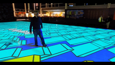 沉浸式互动地面 脚下的世界统统由