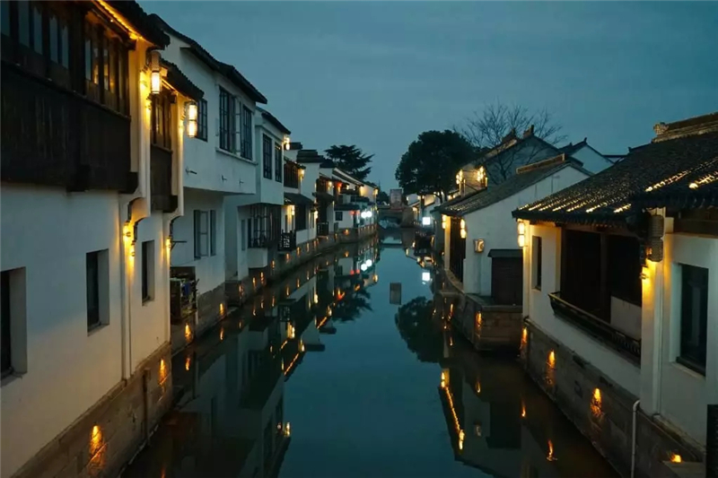 苏州甪直古镇夜景照明设计