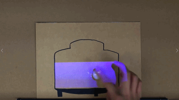 投影互动 牛皮纸化身奇妙互动魔法书