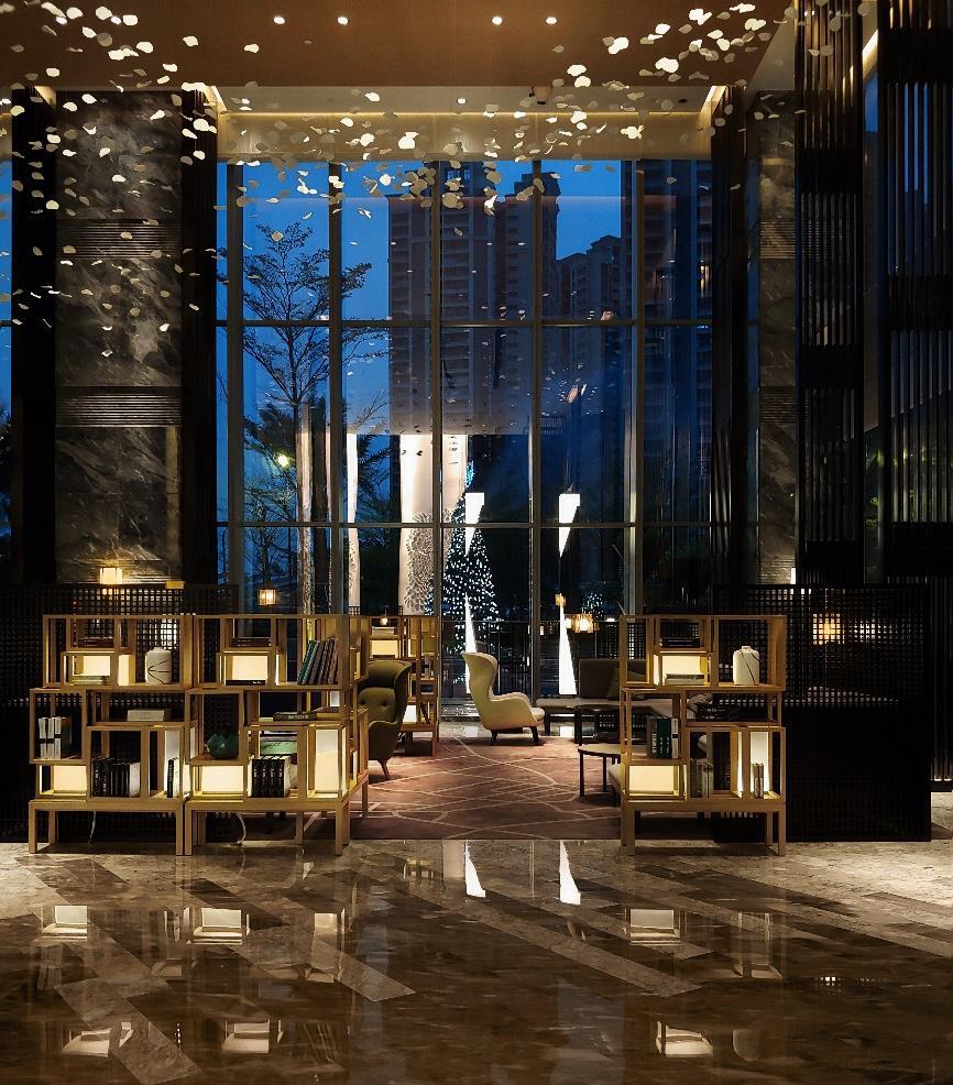 2019白玉兰照明奖申报作品:中山保利艾美酒店室内灯光设计