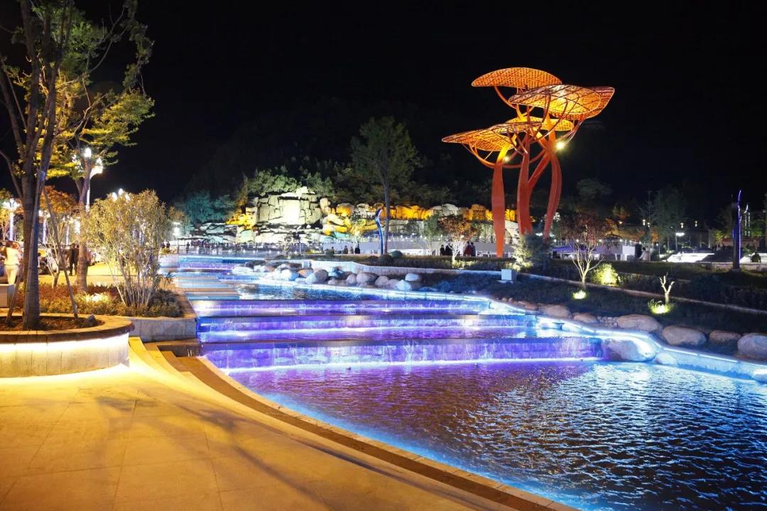 太白山国际旅游度假区音乐喷泉灯光秀