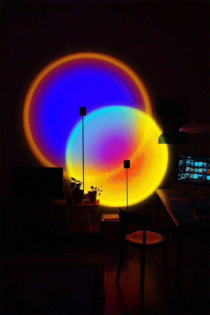 接下来,就分享给大家一些媲美日落灯的氛围灯,保证不和别人撞款,让你