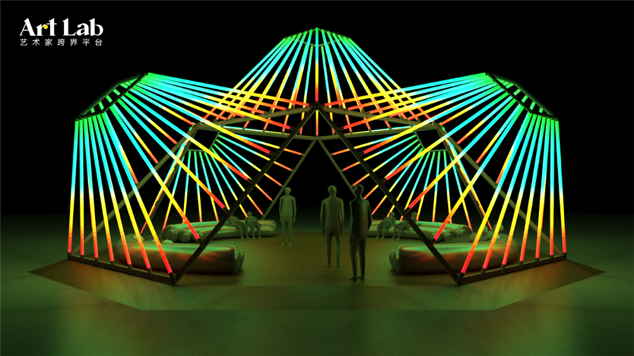 那些用色大胆又惊艳的光影艺术装置